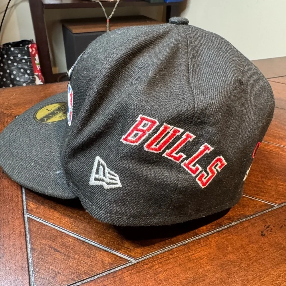 New Era 59FIFTY Chicago Bulls‎ World Champions  1996 1997 1998 Fitted Hat Size 7